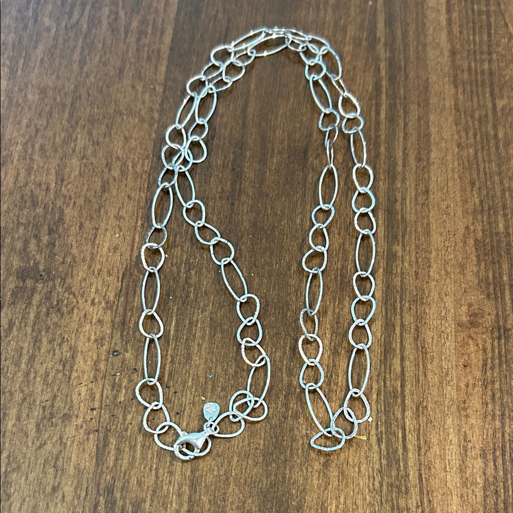 Chic Silver Link Necklace